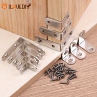 [ Featured ] Stainless Steel Screw Brace - Furniture Fastening Fittings - Door Joint Corner Code - Chair Leg Fixing Bracket - Partition Board Support Rack