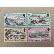 {JK} Guernsey 1982 - Old Guernsey Prints View Series II Stamps 4V MNH