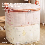 EUNICE Transparent Large Capacity Storage Bag Comforter Quilt Bag Beg Toto Waterproof Blanket Bag收纳袋