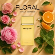 24K Gold Perfume Floral  by Francesc Fragrance EXTRAIT DE PERFUME