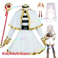 -JINN-Kid/Adult Sizes FRIEREN SEASON 2 Cosplay Costume FRIEREN Anime Cosplay Costume Wands Wig Acces