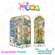 Tonecheer DIY Book Nook Giverny Garden Puzzles (TQ138) DIY Miniature Dollhouse