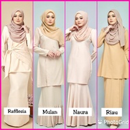 KOLEKSI BAJU KURUNG NUDE🔸BAJU BRIDESMAID NUDE🔸READY STOCK🔸SEDONDON NUDE