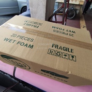 Dell Floral Foam Busa Bunga Basah Wet Foam Green Leaf Jual Per Dus Isi 20 Bali