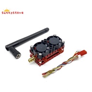 5W 5.8G VTX 5000mW 48CH FPV Video Transmitter with Cooling Fan 2S-6S for FPV Long Range RC Drone
