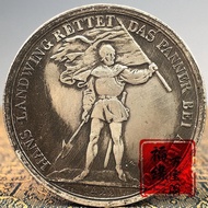 Collection Old Silver Dollar 1422 Swiss Hunting Festival 5 Francs Silver Coins Coins Retro Can Blow 
