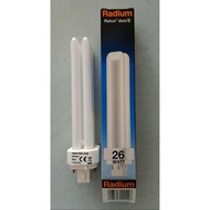Radium Ralux duo/E 26W/840 G24-q 4 Pin (PLC 26W/840 4 Pin) Tube White