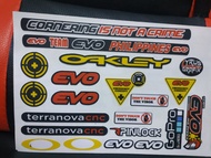 EVO VISOR HELMET STICKER