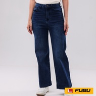 Fubu Girls Wide Leg Jeans H-waist QSB38-0028 [Pants for women]
