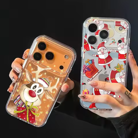 Christmas Santa Claus Case For Huawei Honor 90 Lite X9B X9A X7B X8B 20 Nova 5T 3I 7I 7 9 SE P30 Pro 