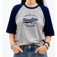 3/4 sleeve tshirt for women ladies cotton imported materials oversized medium to xxl Houston Texas