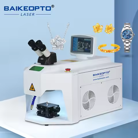 BK-JW150XQ 150W Laser Welding Machine, 31 Memory Settings & Adjustable Gas Blowpipe, for Gold/Silver