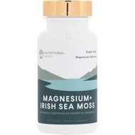 Nutritional Roots - Magnesium + Irish Sea Moss - 350mg Magnesium Glycinate & Organic Irish Sea Moss 