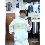 E7th.hand Sleeves Different Color Styling Line Jacket-White (E7C610032309)