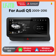 LFJTD Junsun 10.25 “Android 11 Drahtlose CarPlay วิทยุอัตโนมัติมัลติมีเดีย Für Audi Q5 2009-2016 DSP Andorid สเตอริโอวิทยุรถยนต์จีพีเอสอัตโนมัติ FHRJC