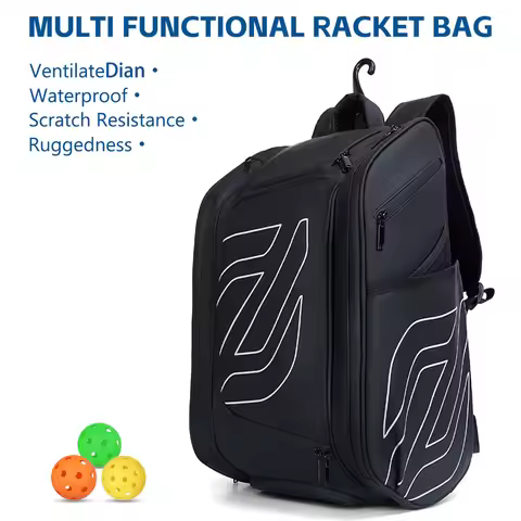2026 Pickleball Padel Racket Backpack Professional Tennis Badminton Pickleball Storage Bag Men Women
