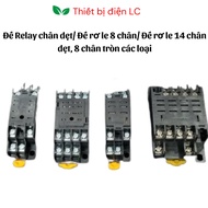 Flat pin Relay base/8-pin Relay base/ 14-pin flat Relay base, 8 round pins/ 11-pin round Relay base 