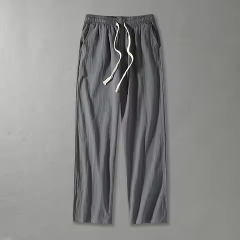 Pants Large Size Autumn Summer 14XL Waist 170cm Loose Pants Men 6XL 7XL 8XL 9XL 10XL Cotton Trousers