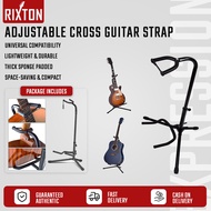 RIXTON Guitar Stand Shelf Stand Collapsible Iron Tripod Guitar Stand From 25 to 30-Inch