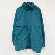 Eddie Bauer 山地派克大衣，藍綠色，L碼，古著
