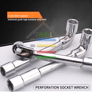 SOCKET WRENCH WRENCH SET HEXAGONAL TORQUE WRENCH SOCKET L 2 SIDES 8 - 19 MM