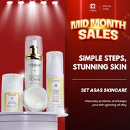 CHARMS HQ Skincare Set Jumbo Size for Dry Oily Skin Cleanser Toner Moisturiser Night Cream