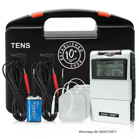 Tens Unit 7000 digital tens ems muscle stimulator physical therapy equipments machine for back pain 