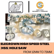 ELECROWN HIGH SPEED STEEL HSS HOLE SAW (32MM TO 75MM)