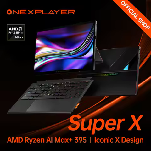 New One XPlayer Super X AMD Ryzen AI Max+39 128GB RAM, AMOLED 60/120HZ display Gaming tablet-laptop 