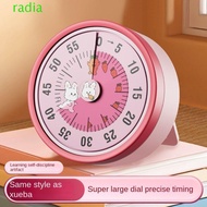 RADIANTZAP Visual Timer, 60-Minute with Stand Mechanical Timer, Cartoon Stopwatch Alarm Clock Magnet