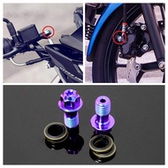 FLAWLESSTI Suzuki Raider 150 Fi Raider 150 Carb Gr5 CNC Titanium Bolts Crankcase Disc Engine Oil Duo