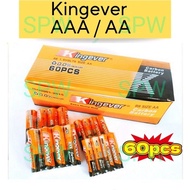 Kingever AAA/AA/9V Battery 60pcs