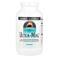 Source Naturals, Ultra-Mag Ultra Magnesium 400mg, 60 | 120 | 240 Tablets, 100% Vegetarian [Made in U