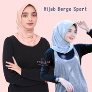 Hijab bergo sport jersey premium / Sports Hijab