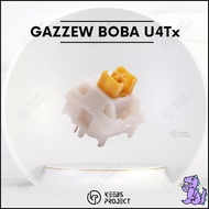 New Gazzew Boba U4T & U4TX Tactile Switches Switch for Mechanical and Gaming Keyboards - KeebsProjec