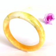Jade Bracelet Xinjiang Topaz Bracelet Lantian Jade Topaz Bracelet Yellow Green Jade Bracelet Colorfu