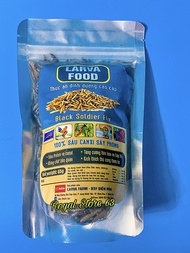 Sâu canxi sấy khô thức cho cá chim các loại Larva Food Black Soldier Fly