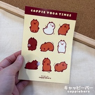 [cappiebars] Cappie Yoga Times - A6 Sticker Sheets