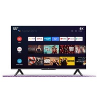 NEW PREMIUM QLED 4K Google TV 2023 55 นิ้ว Smart TV Mihome control -Full Screen Design