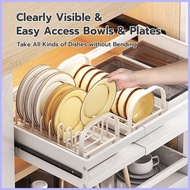 ∏ ✿ SIV Dish Rack Plate Rack Bowl Rack Organizer Dish Drainer Dish Drying Rack For Kitchen Cabinet