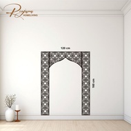 Renjana Mihrab Mushola Rumah Walpaper Dinding Mushola Berbahan PVC