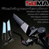 【100% aluminum alloy】 New Horus Winglet Side Mirror 28cm, Large Full Alloy, Adjustable Mirror Mount,