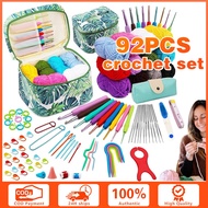 【92-PCS】Beginner Crochet Kit For Adults Knitting Starter Kit Adults And Kids Complete Crochet Kit Cr