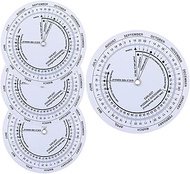 4 Pcs Pregnancy Wheel, Pregnant Due Date Calculator for Moms Pregnant Patients Doctors Midwives Nurs