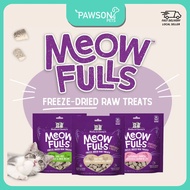 Stella & Chewy's Meowfulls Freeze-Dried Raw Cat Treats w Salmon Oil & Probiotics 1.5oz | 3 Recipes