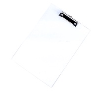 TRANSPARENT PLASTIC CLIPBOARD LONG