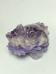 B3夢幻紫水晶龍龜8.3公分
