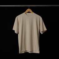 JB Boxy Tee Cream - Oversized T-Shirt Boxy Shirt Baju T Shirt Lelaki