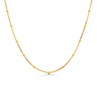 Jewellista Plain Necklace สร้อยเปล่า เงินแท้ 925