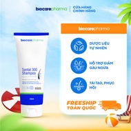 Dầu gội dược liệu BIO CARE PHARMA giảm gàu nấm ngứa da đầu Santal 300 Shampoo 100ml